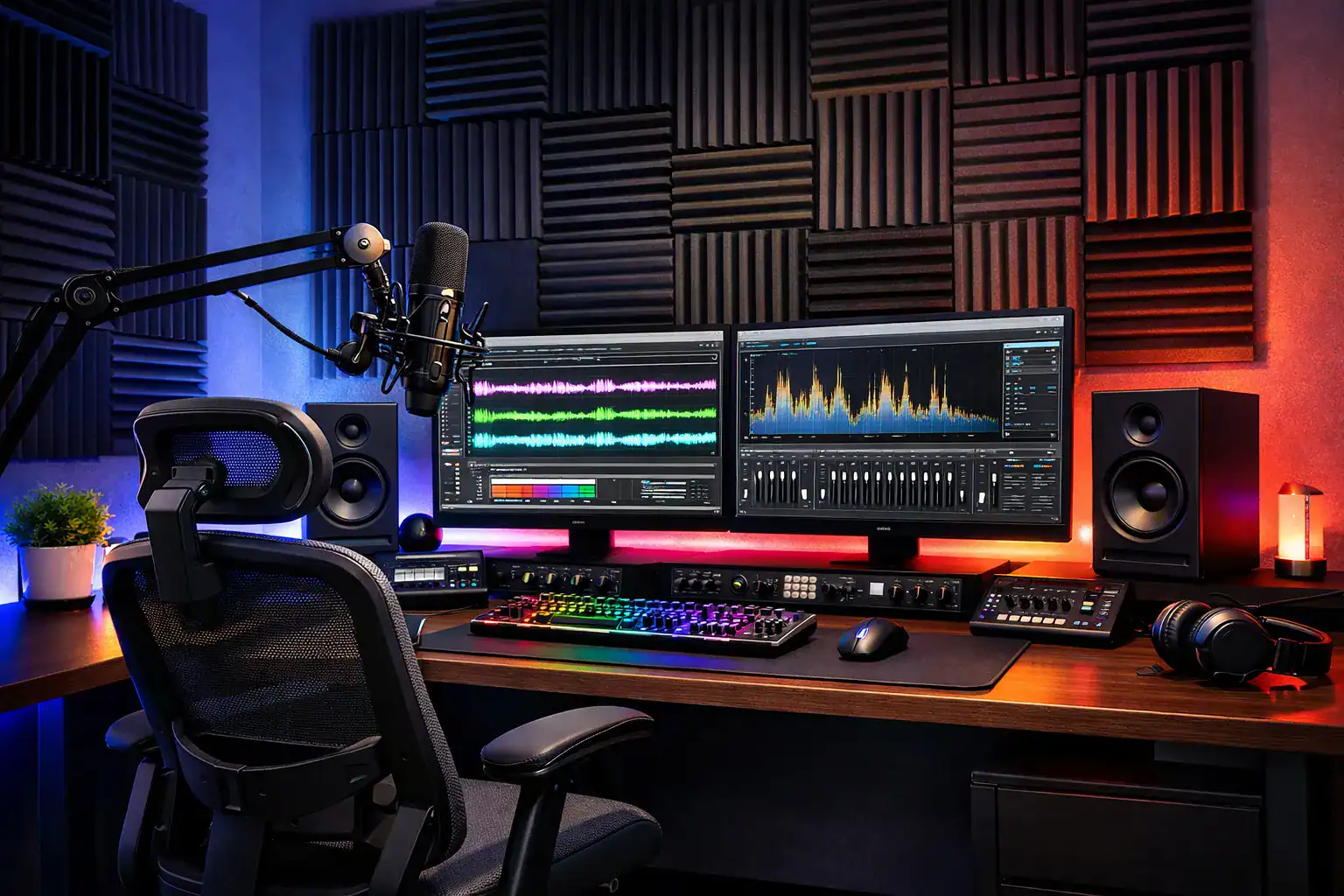 Configuração de Estúdio Moderno em 2026 com Microfone USB Profissional